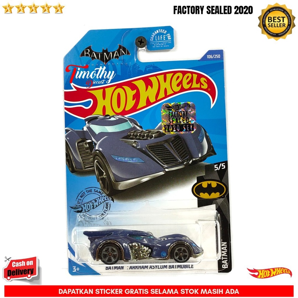 Hot Wheels Factory Sealed TH Reg Batman Arkham Asylum Batmobile Blue |  Shopee Malaysia