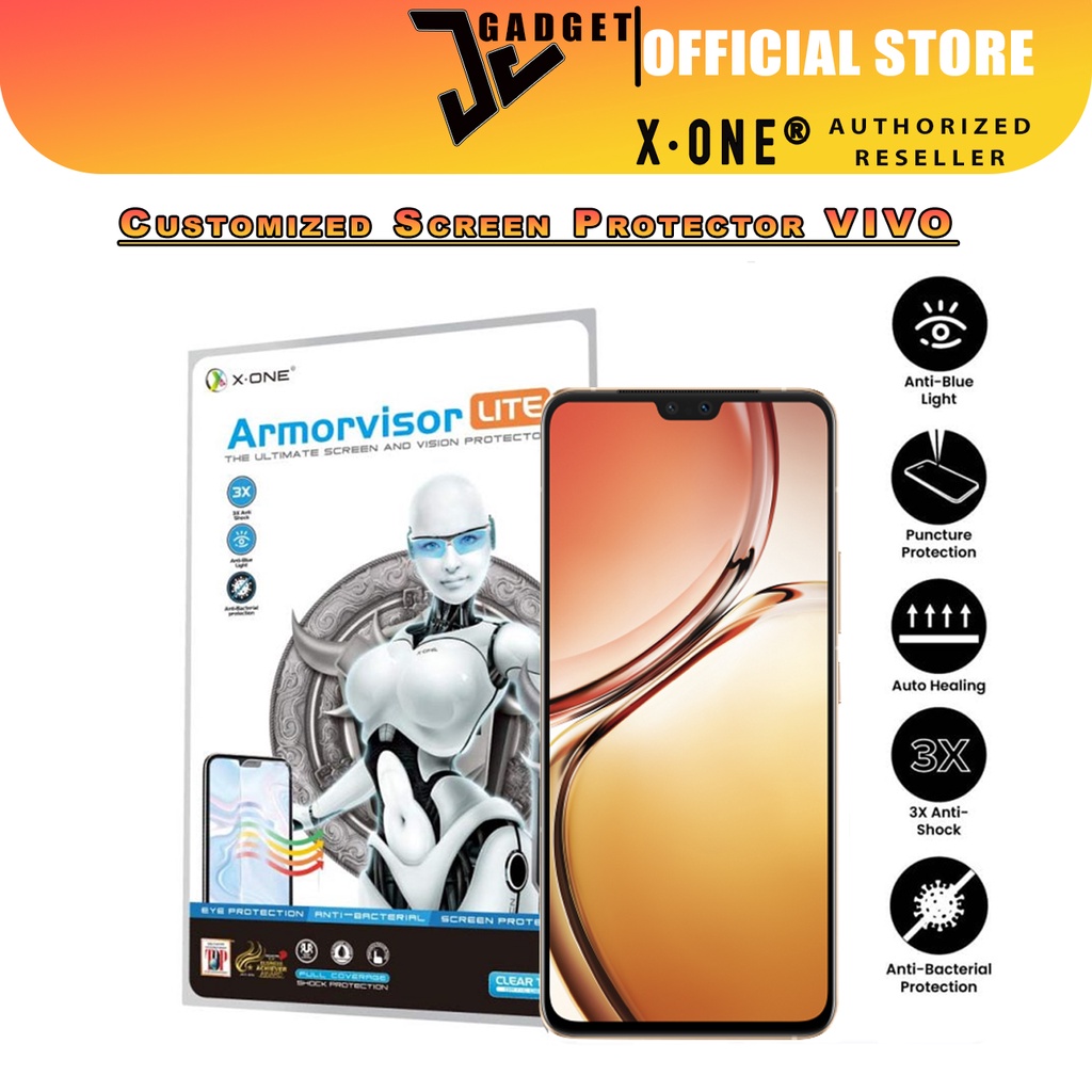 VIVO X.One Armorvisor Lite [CLEAR / MATTE] for i Phone Model Screen