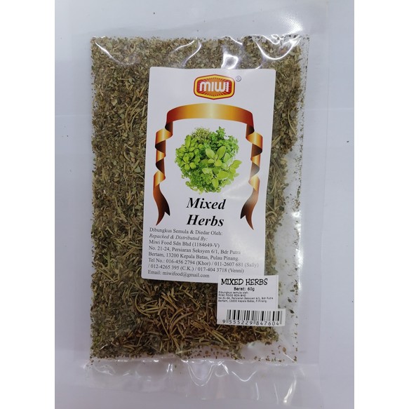 {Miwi} Mixed Herbs 60g (Halal) Shopee Malaysia