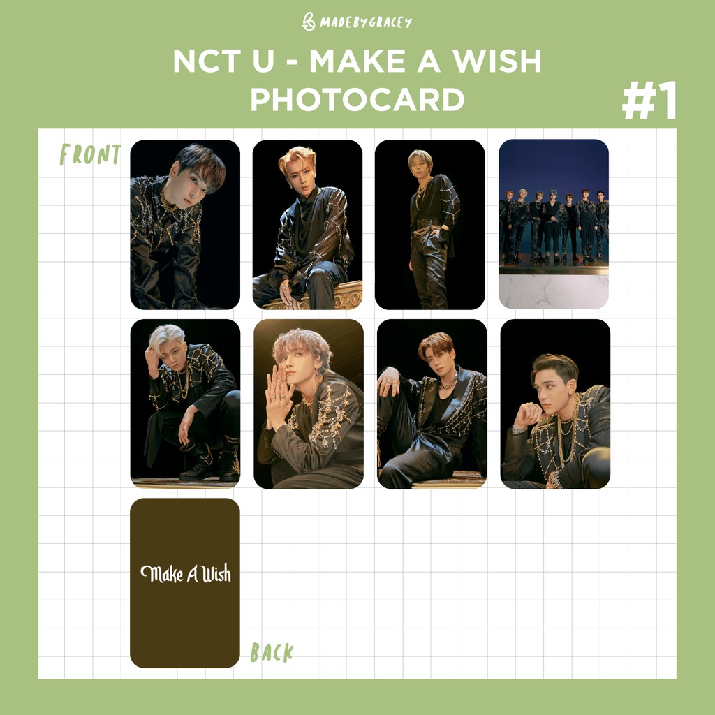 NCT 2020 Make A Wish Wish Card set 2個 | nate-hospital.com