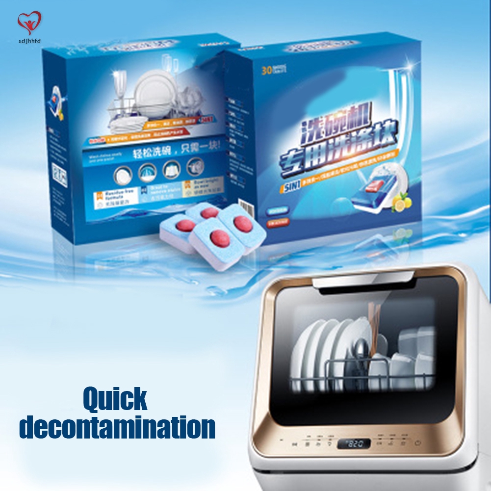 20g Dishwasher Detergent Dishwashers Concentrated Rinse Block Dish Tabs