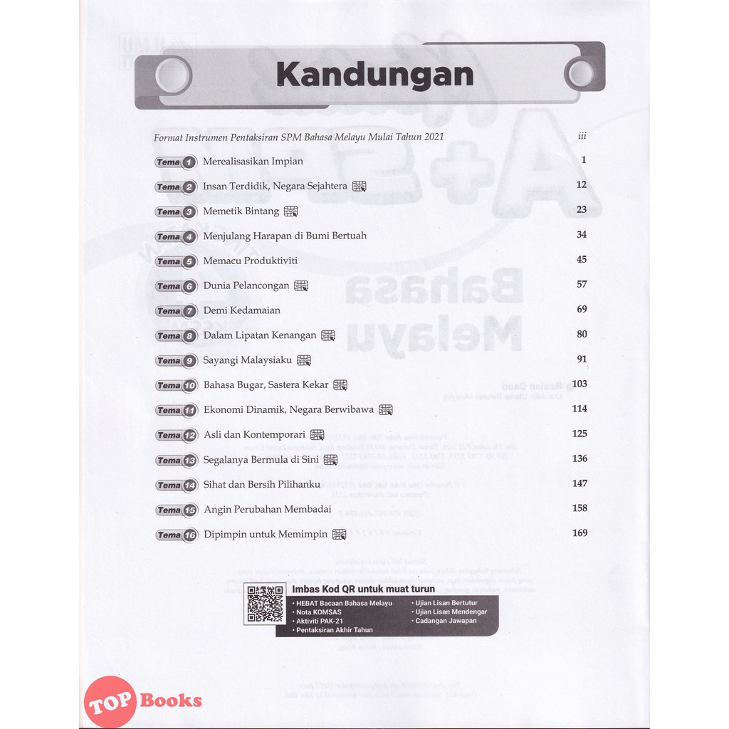Buy [TOPBOOKS Ilmu Bakti] Modul A+ SPM Bahasa Melayu Tingkatan 4 KSSM