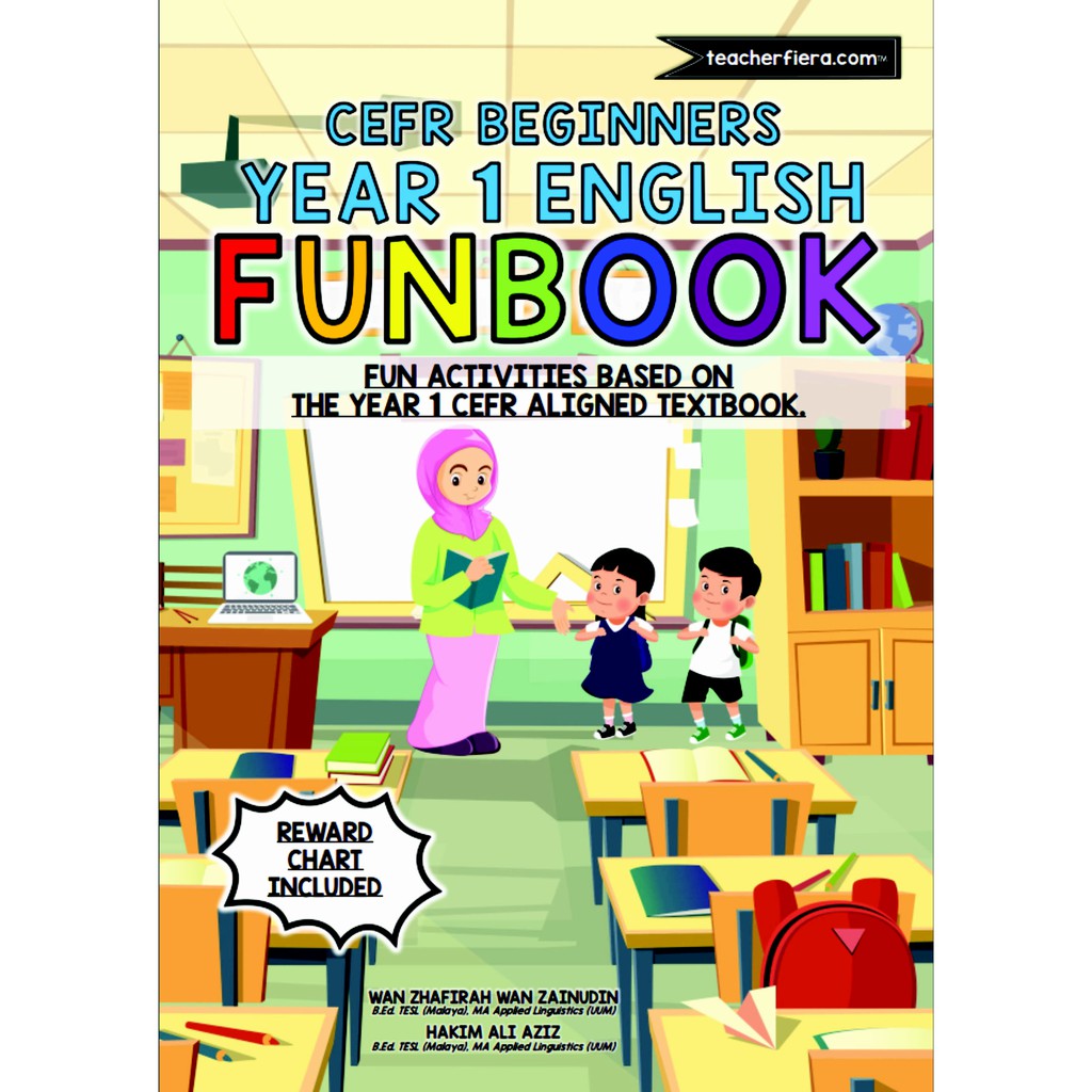 CEFR BEGINNERS: YEAR 1 ENGLISH FUNBOOK BY TEACHERFIERA.COM | Shopee 