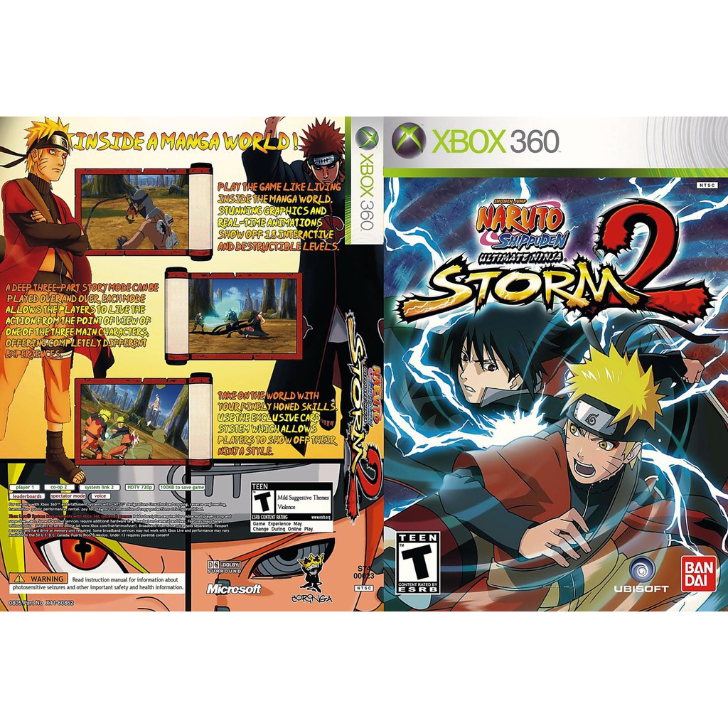 Xbox 360 Naruto Shippuden Ultimate Ninja Storm 2 Shopee Malaysia