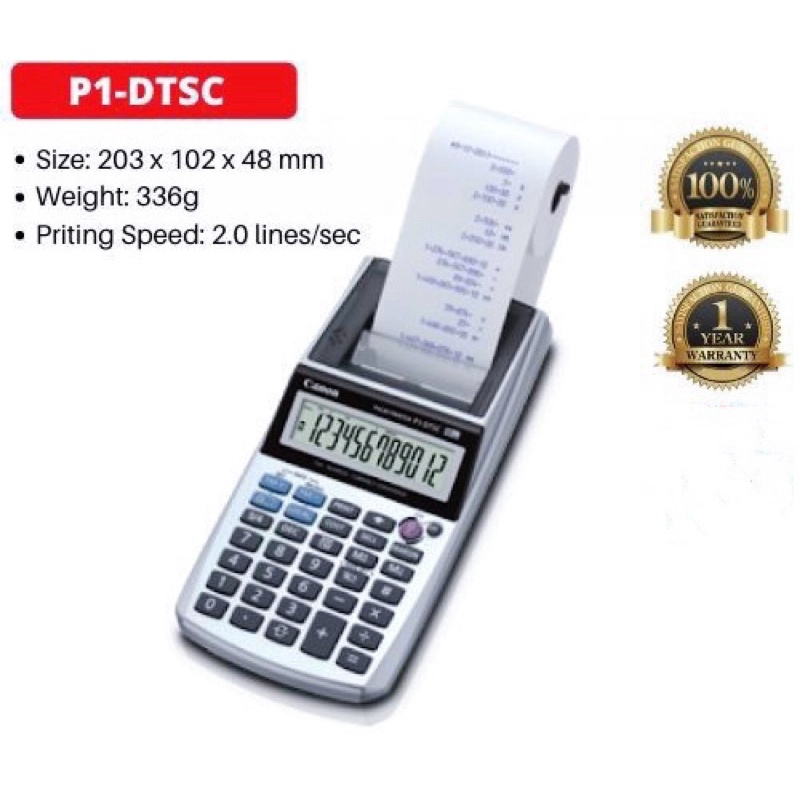 (Original)CANON P1DTSC Mini Printing Calculator / Ecofriendly / Low