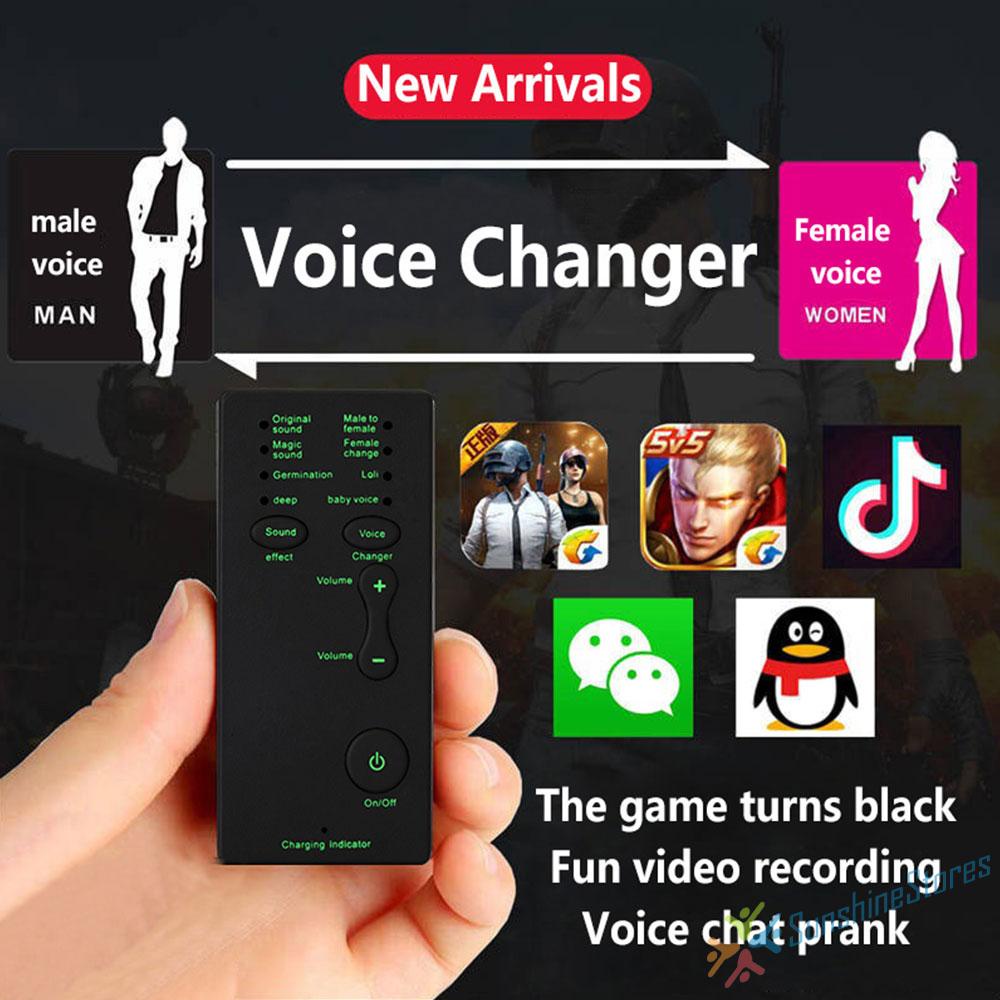 Ss Voice Changer For Ps4 Xbox Console Pc Phone Tablet Sound Card 7 Sound Changes Shopee Malaysia