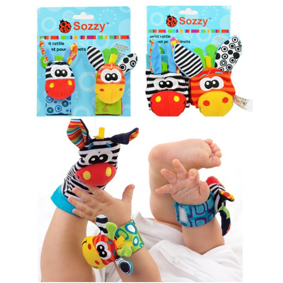 infant wrist rattles