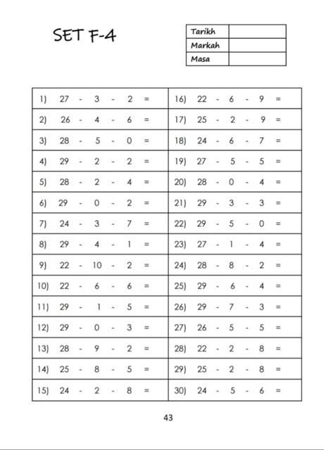 Latihan Tambah Tahun 1 / Latihtubimatematik Com Kami Akan Menyediakan