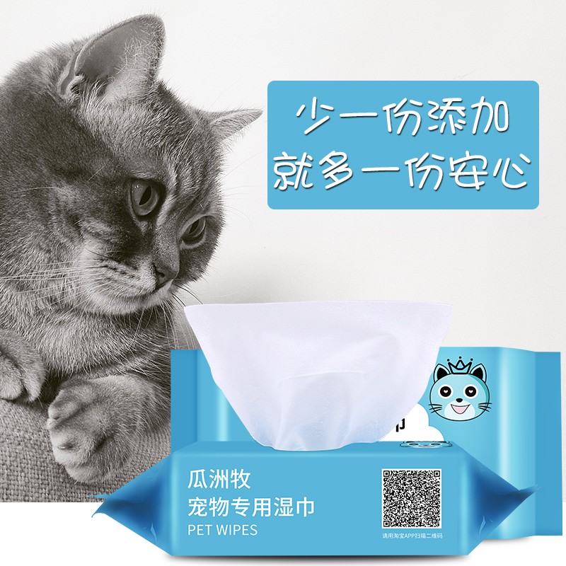 家有萌宠 宠物湿巾猫咪狗狗专用去泪痕擦眼泪猫咪护理抗菌消毒除臭湿纸巾 Shopee Malaysia