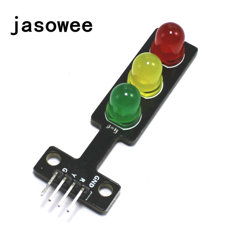 Mini 5mm LED DC 5V Traffic Light LED Display Module Board for Arduino ...