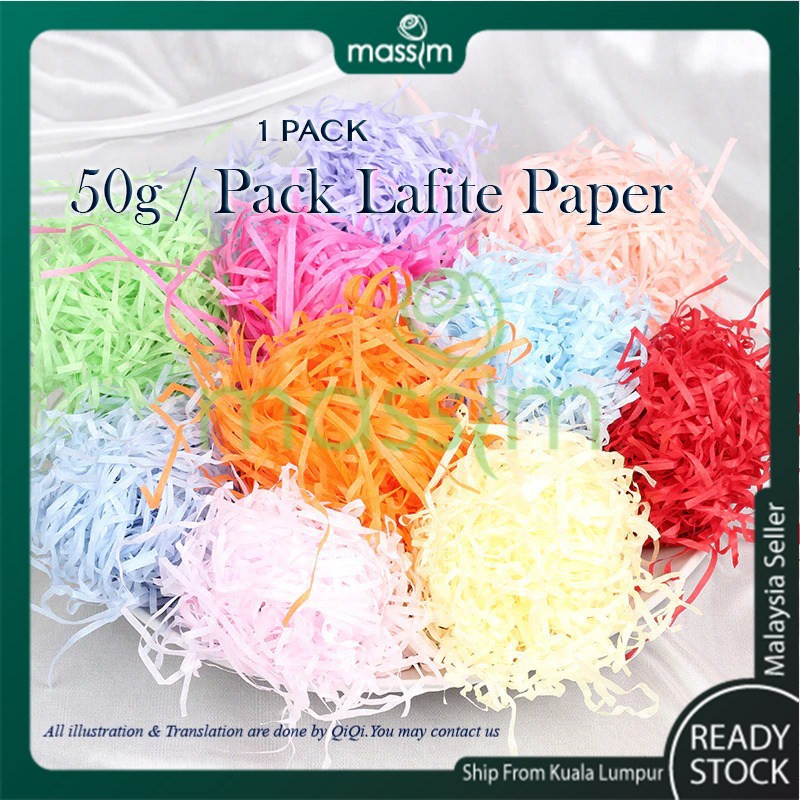 Gift box raffia filling shredded paper Decorative Filling