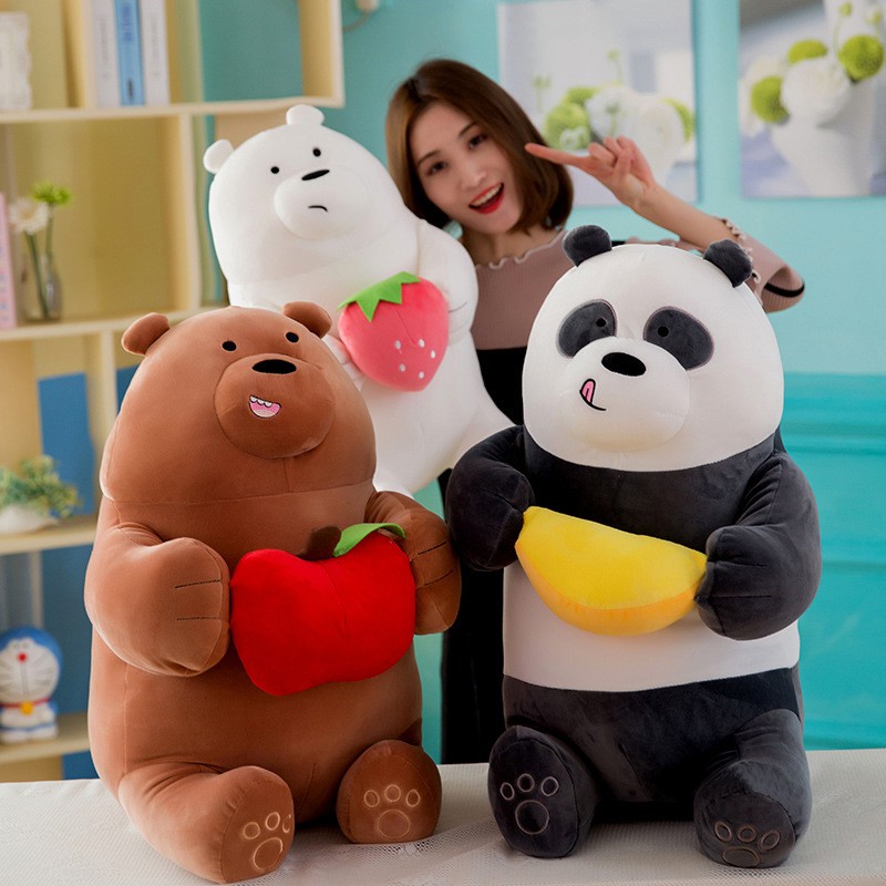 we bare bears panda stuffed toy