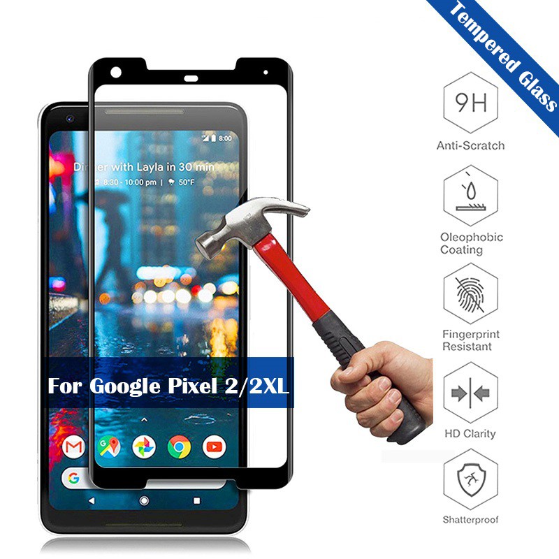 Screen Protector Full Cover Tempered Glass Film For Google Pixel 2 XL 2XL |  Shopee Malaysia