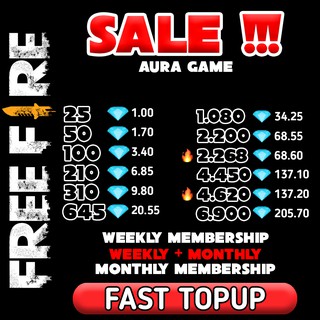 Free Fire Diamond Top Up Shopee Malaysia