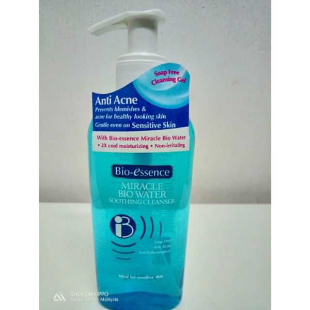 bio essence soothing cleansing gel