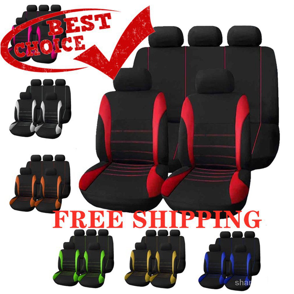 Full Set Seat Cover Proton Wira Aeroback 1 3 Car Seat Cover Sarung Kusyen Kereta 9pcs Seat Cover 5 Seat Cover Front Rear 5 Seat Full Enclosure Seat Cover Cushion Cover Is