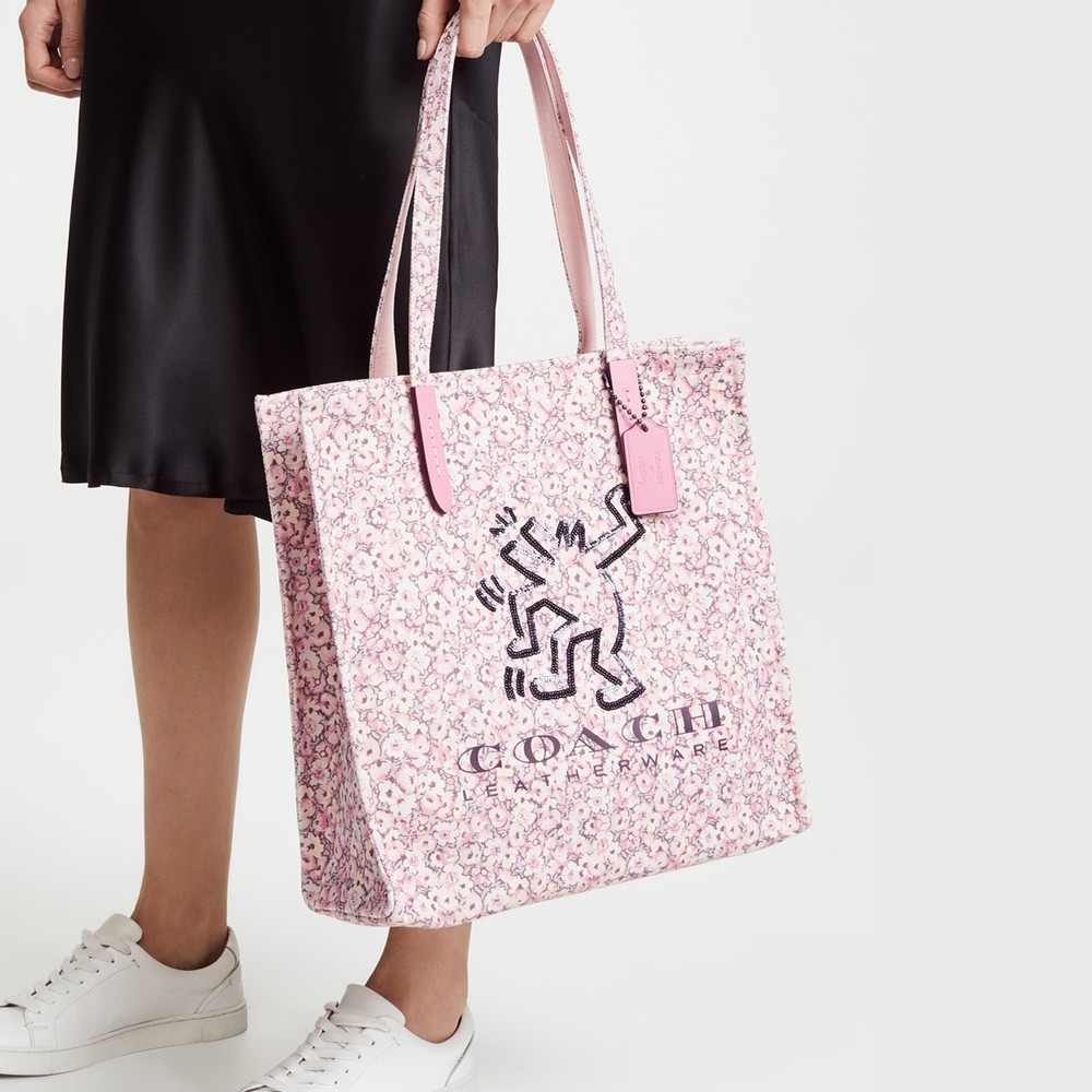 coach keith haring tote