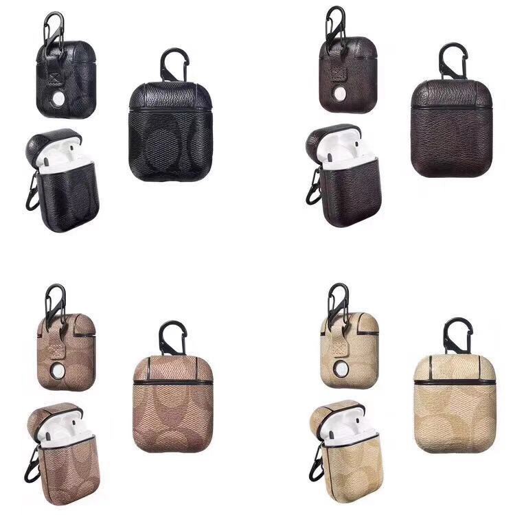 Coach Design Leather Airpods Pro 3 2 1 Case | Shopee Malaysia