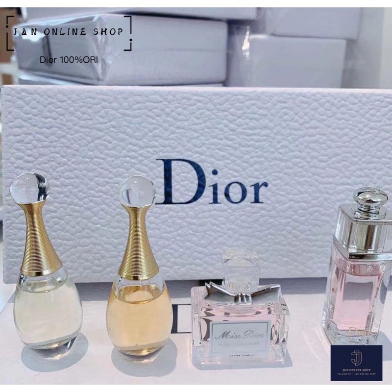 (Original) Dior Miniature Perfume Gift Set 4 in 1 Each 5mL Ready Stock