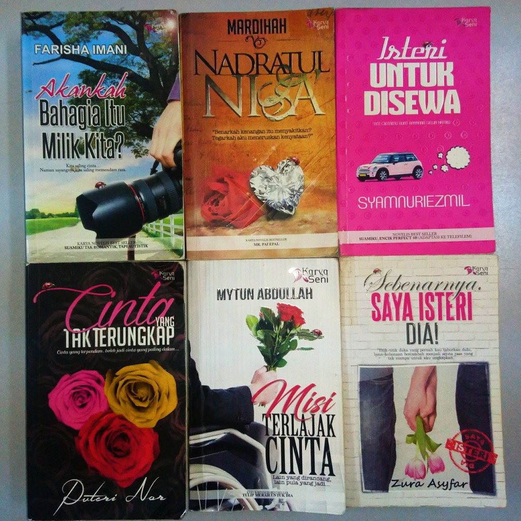 Novel Terpakai Terbitan Karya Seni 3 Shopee Malaysia