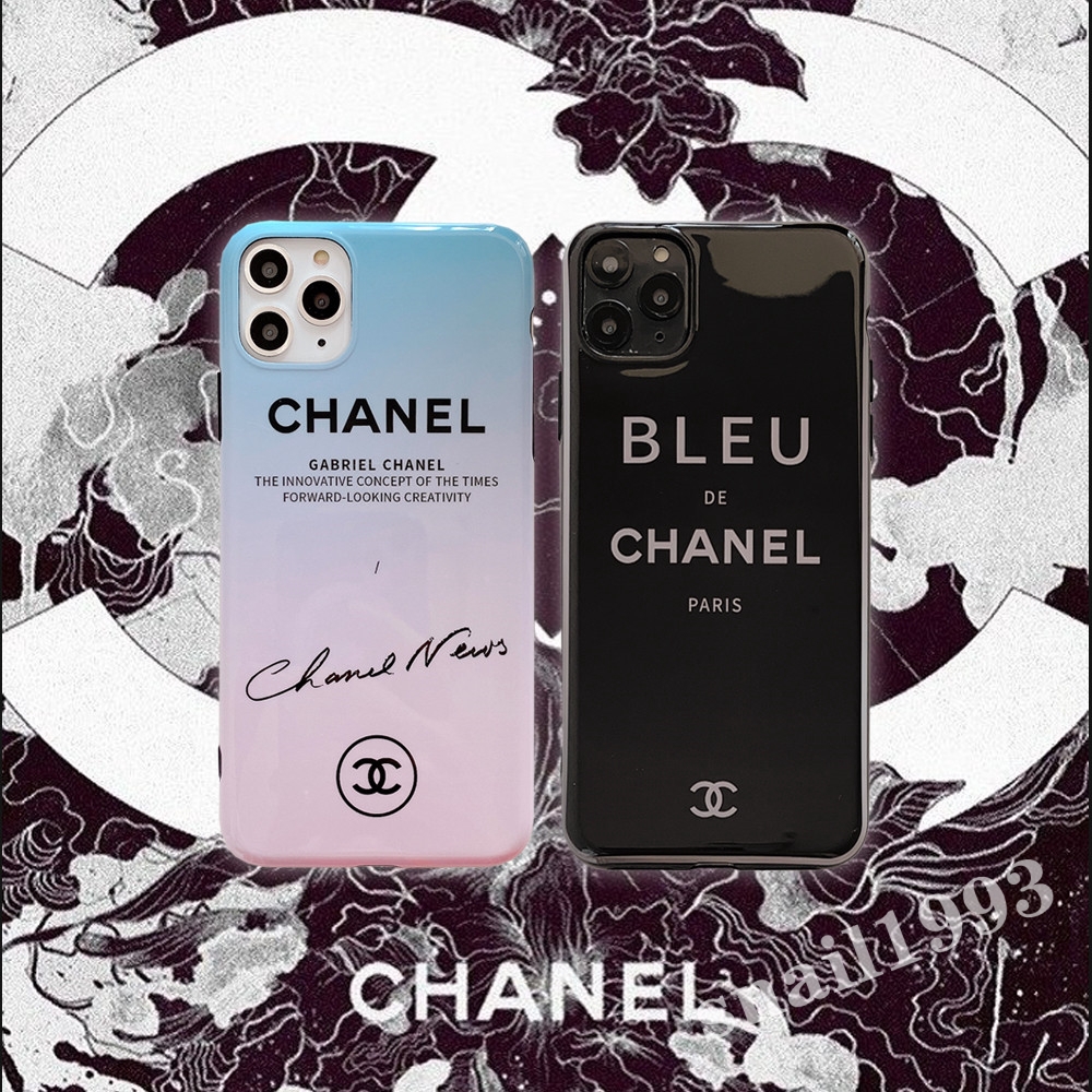 Cover Iphone 11 Pro Max X Xs Xr Xsmax 8 7 6 6s Plus Fashion Chanel Personality Soft Phone Case Shopee Malaysia