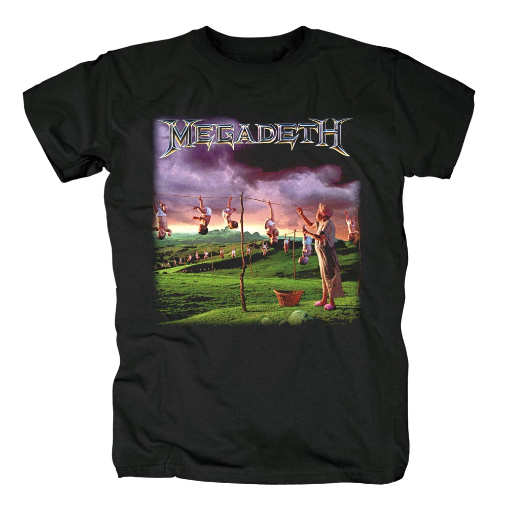 megadeth youthanasia shirt