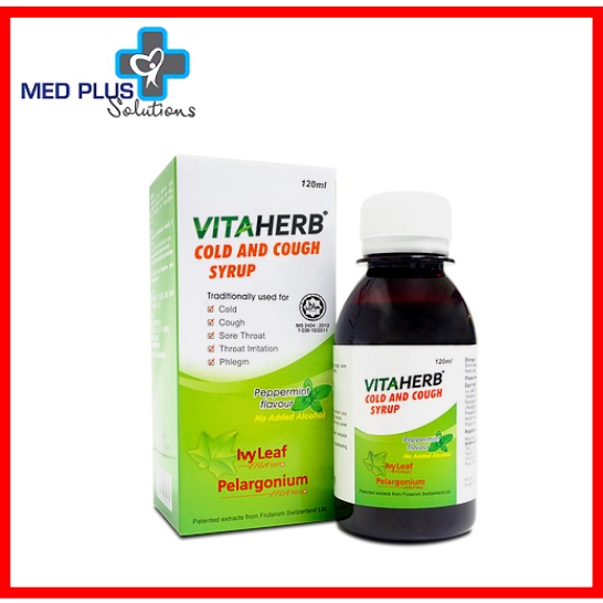 Vitaherb Cold and Cough Syrup 120ml (Exp 3/2025) Shopee Malaysia