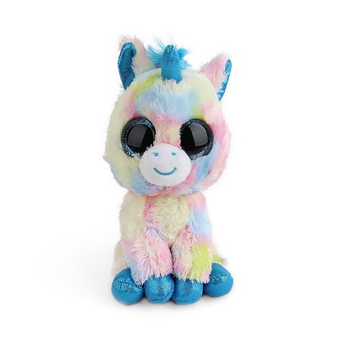 blue stuffed unicorn