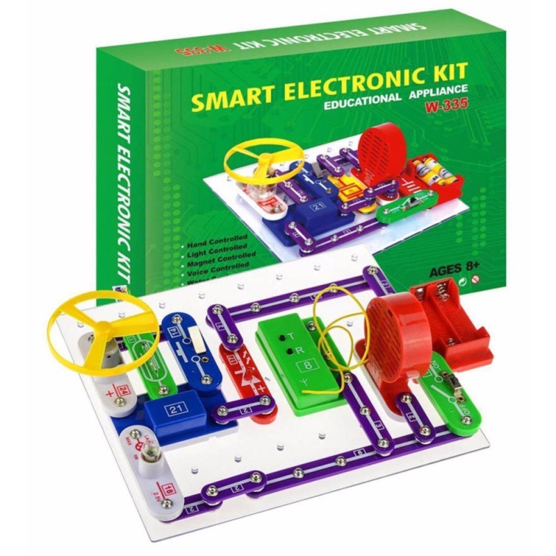 Evertoner Electronics Discovery Kit Smart Electronics Block Kit Science Kit Toy Diy Building Blocks Electric Circuits For Children Shopee Malaysia