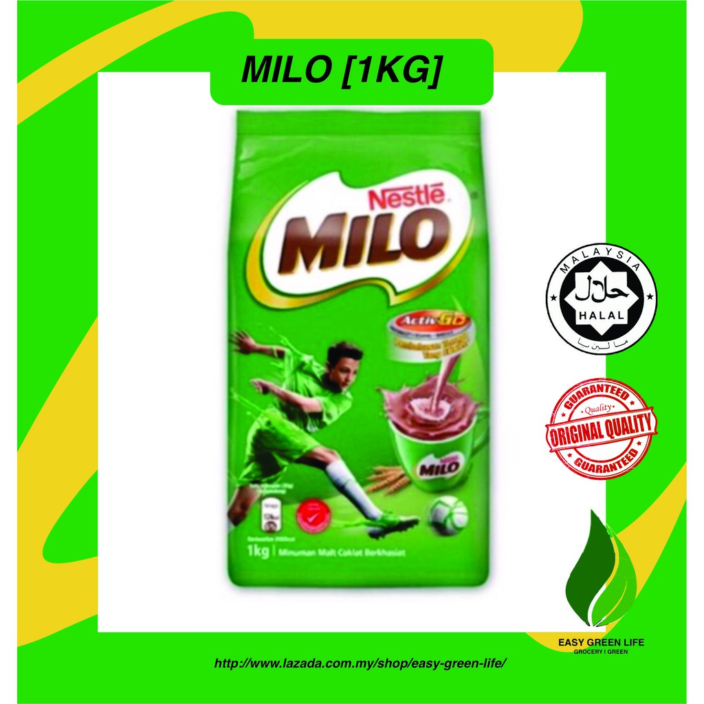 Nestle Milo Activ-Go Chocolate Malt Powder Softpack (1kg) | Shopee Malaysia