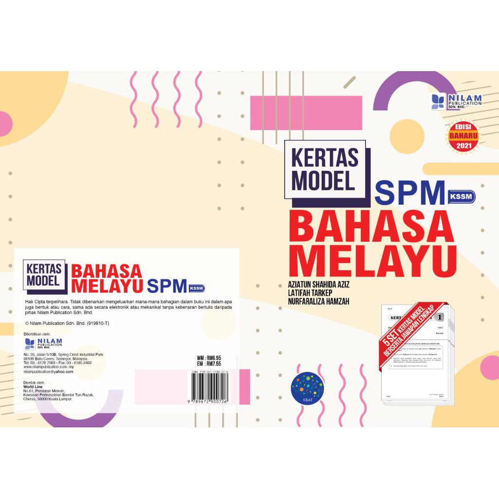 KERTAS MODEL SPM BAHASA MELAYU (KSSM)  Shopee Malaysia