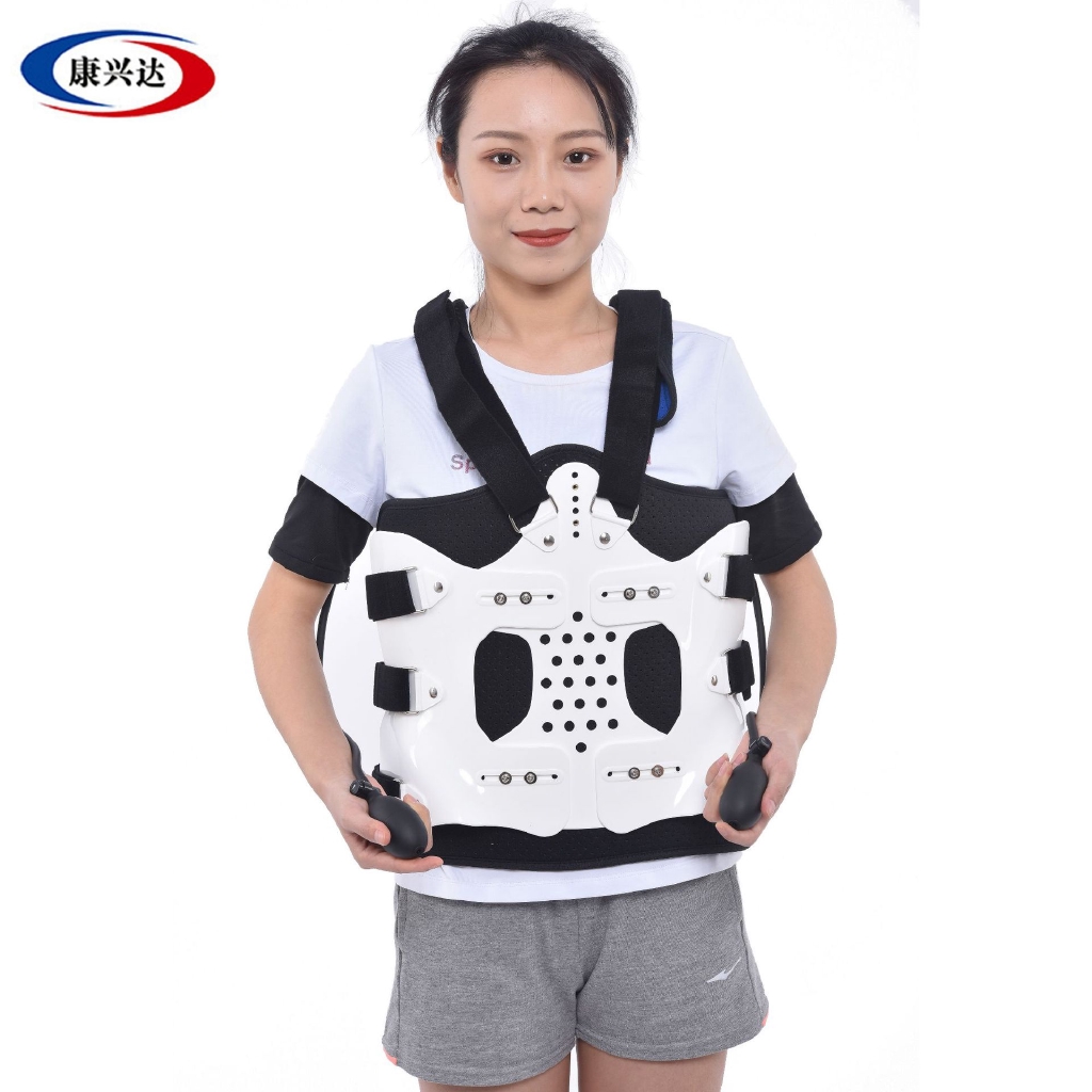 AMC Thoracic lumbar vertebrae plastic polymer brace adjustable spinal thoraco dorso fixation
