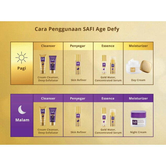 moisturizer safi age defy
