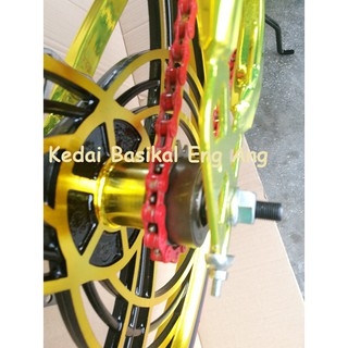  READY STOCK Basikal  Lajak  dengan sport rim  disc brake 