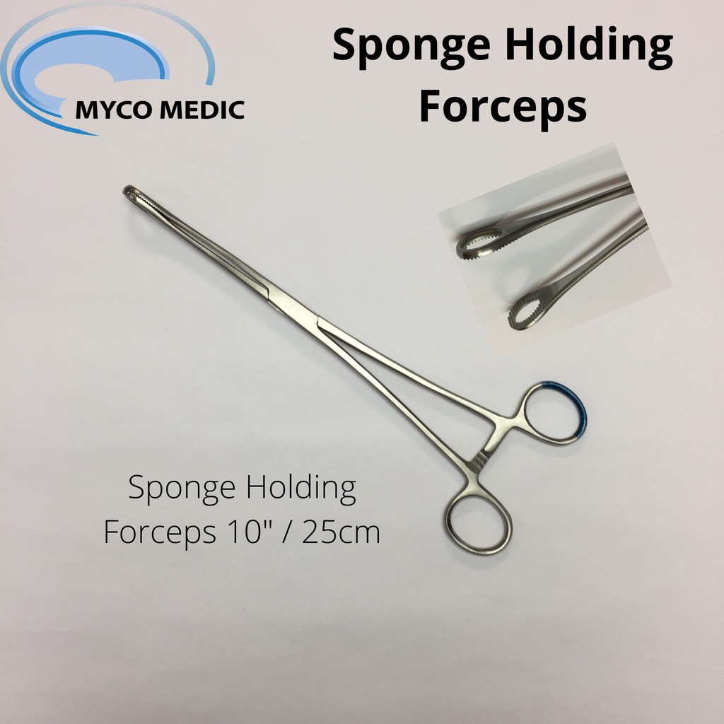 10" / 25cm Rampley Sponge Holder Forceps Shopee Malaysia