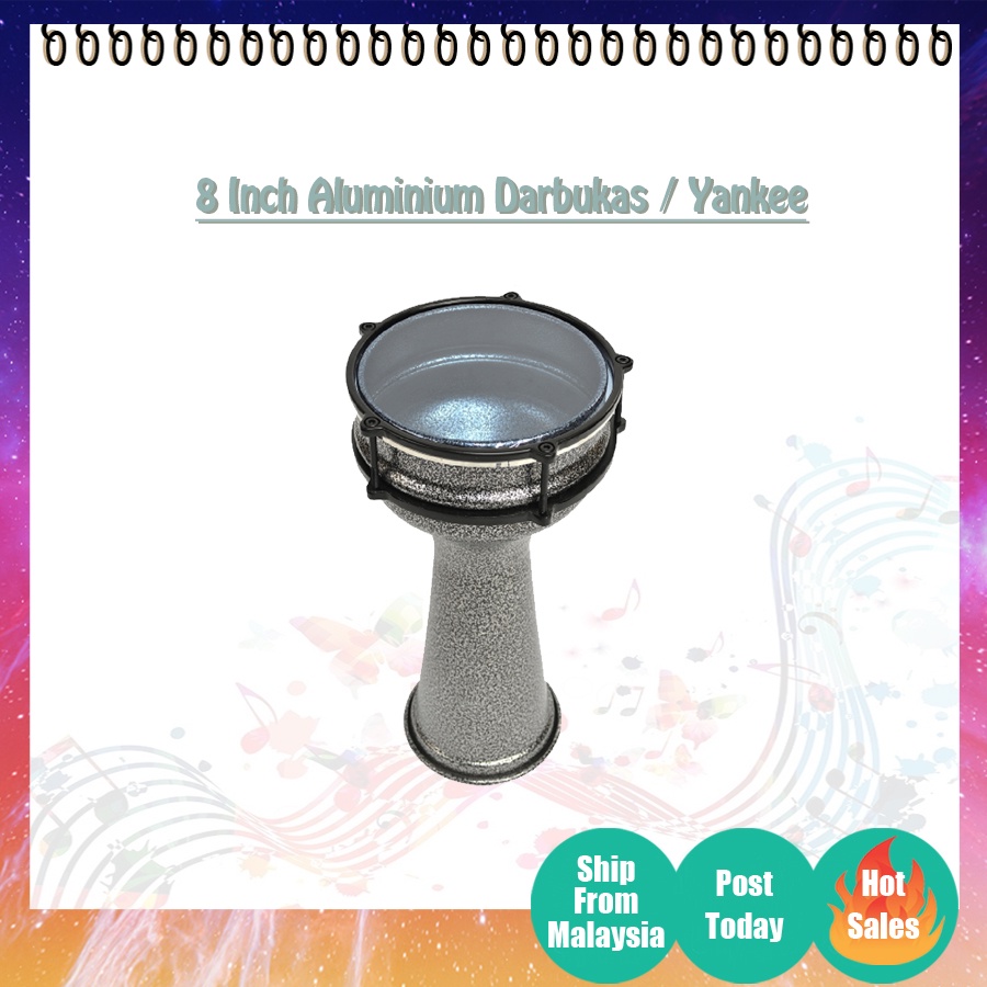 Darbuka / Yanki / Yankee Aluminium 8inch For Nasyid Perfomance