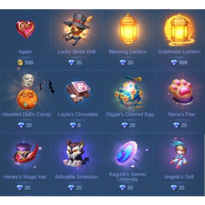 Charisma Gift Mobile Legends Shopee Malaysia