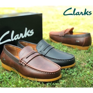 Clarks Premium Class Lifestyle Men's Shoes TheUpper PU Leather Men Loafers Quality Assurance Shoes