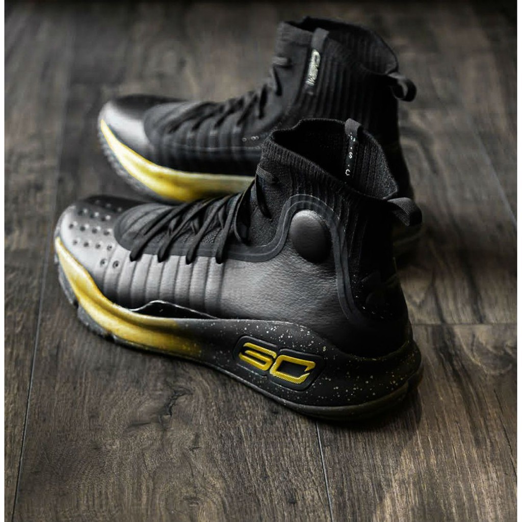 under armour curry 4 black gold