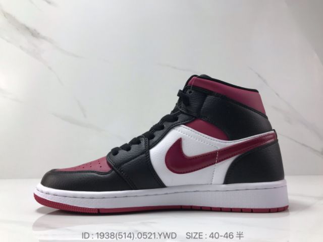 maroon nike high tops