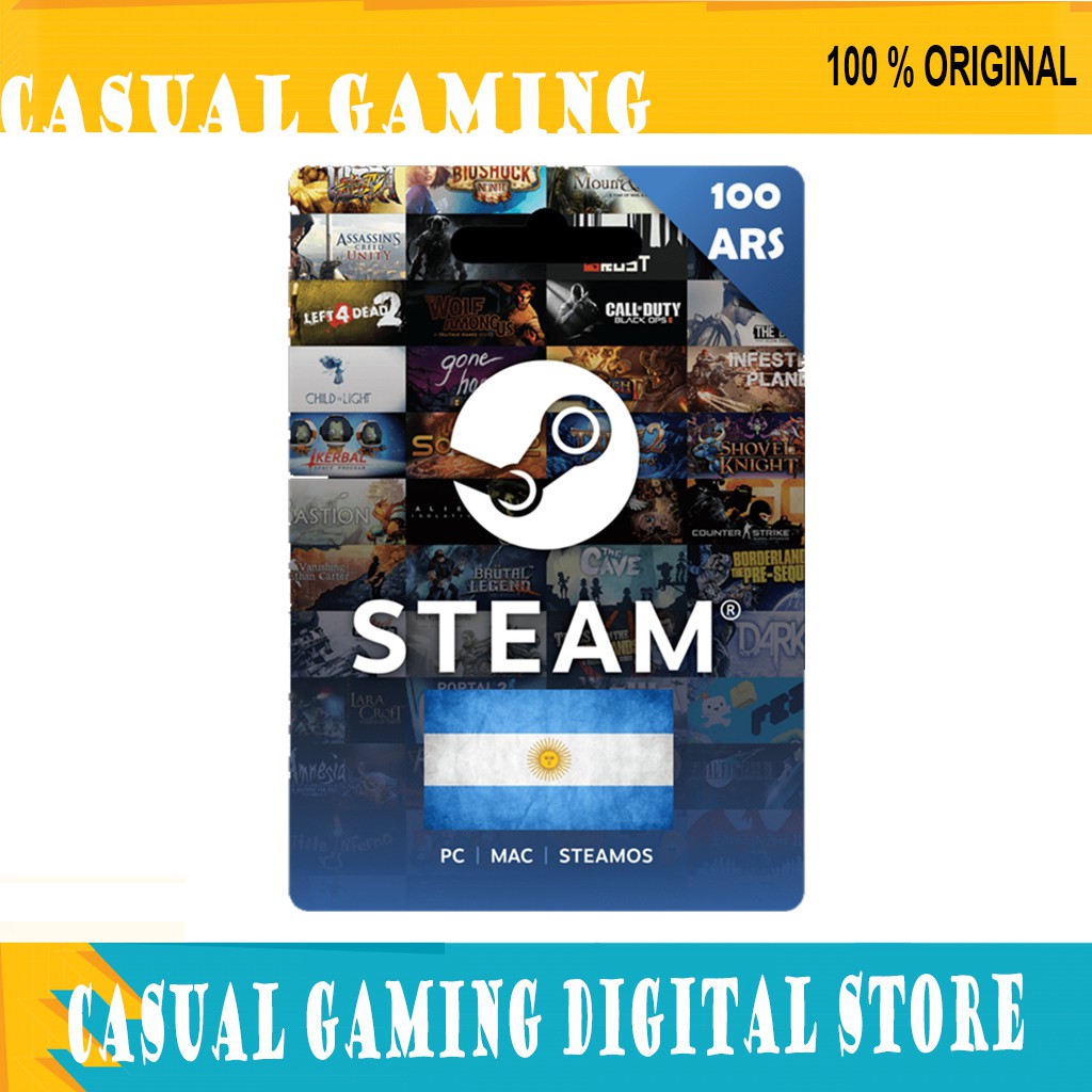 [Fast delivery] Steam Wallet Gift Card Argentina ARS