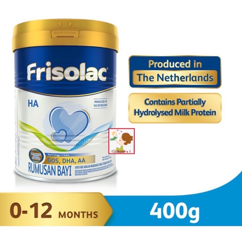 Frisolac HA Baby Formula Milk Powder 012m x 400g ( Exp 2024