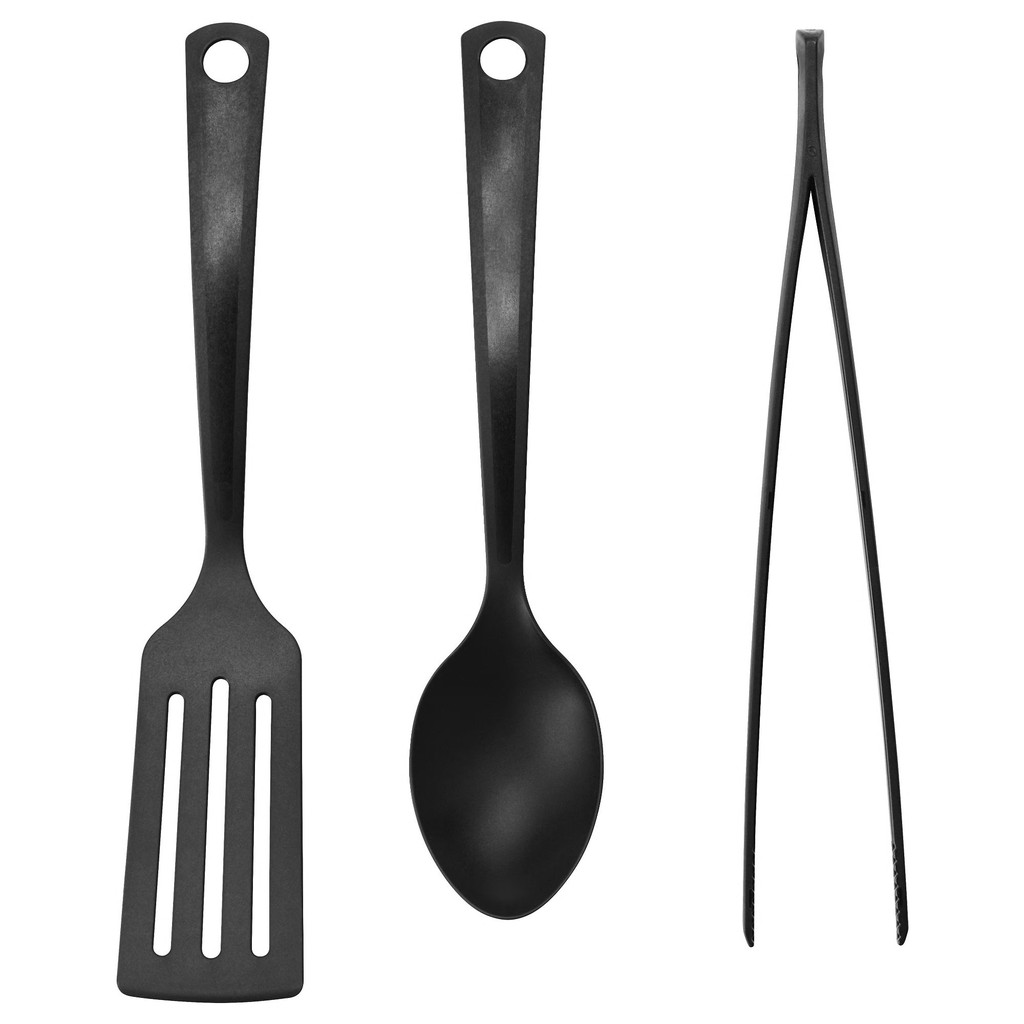 IKEA GNARP 3piece kitchen utensil set, black Shopee Malaysia
