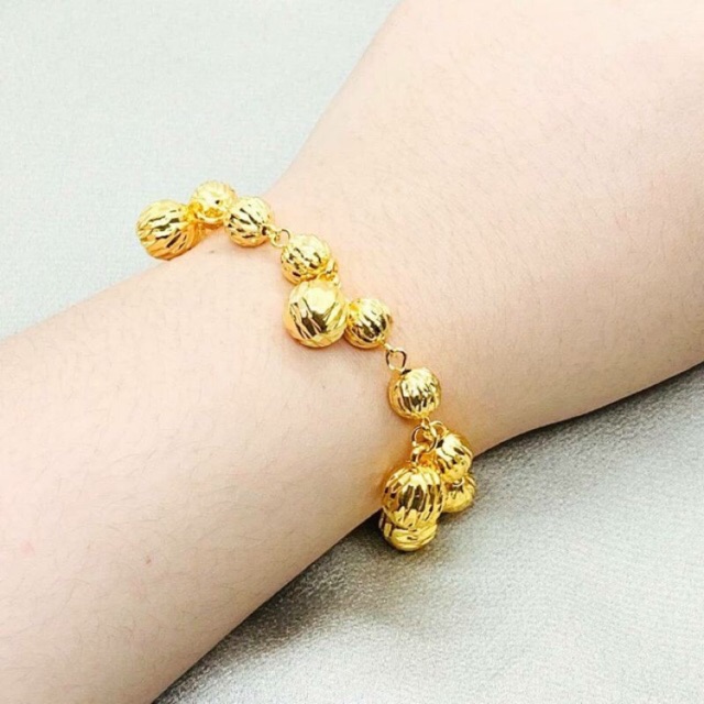  Gelang  Boba Gantung Bulat  Cop 916 Shopee Malaysia