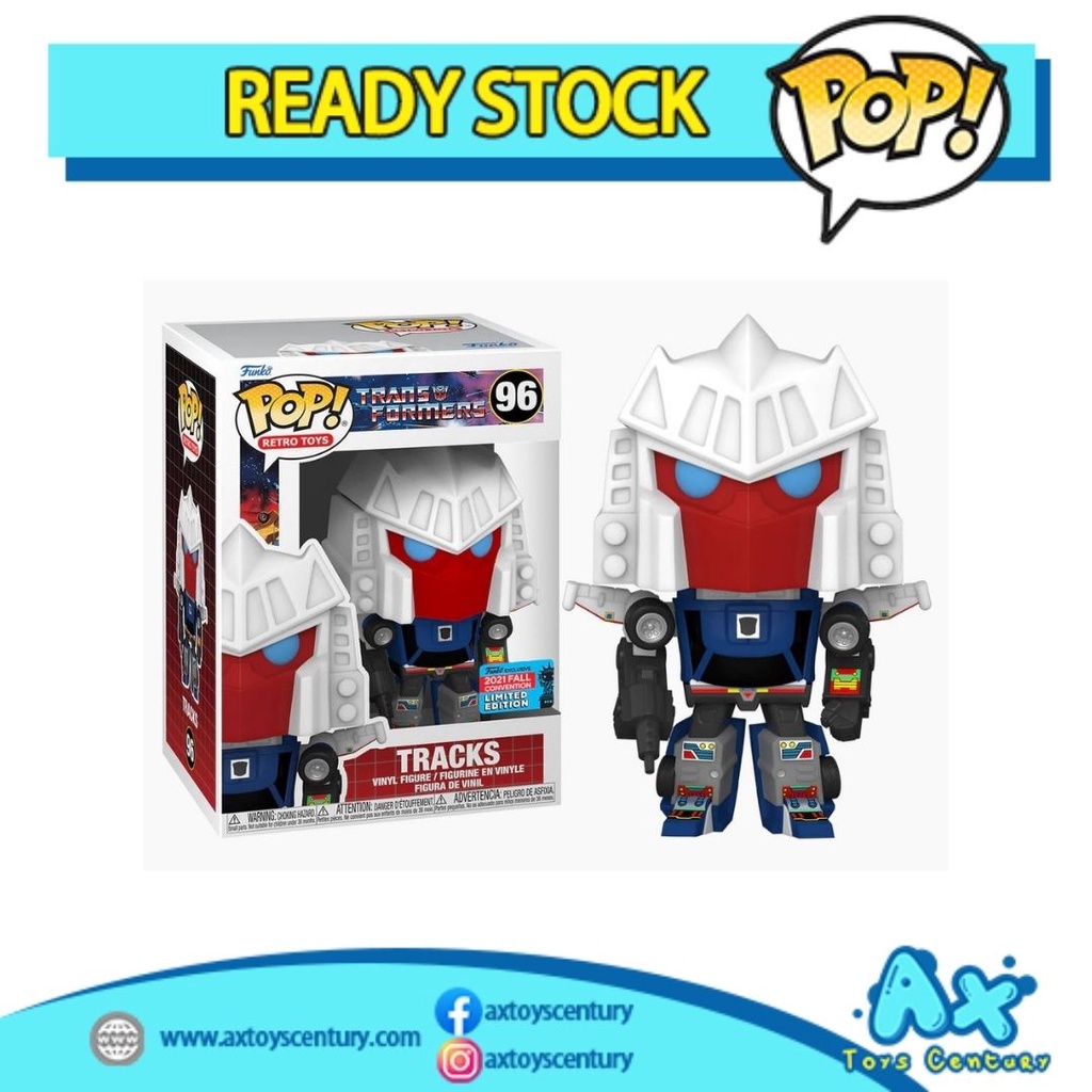 Funko Pop! Retro Toys: Transformers - Tracks #96 Limited Edition