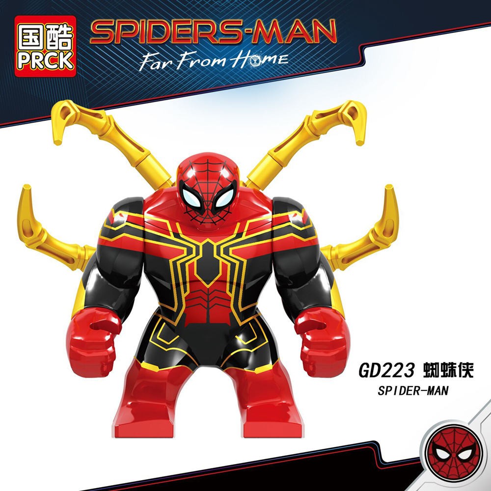 lego iron man spiderman