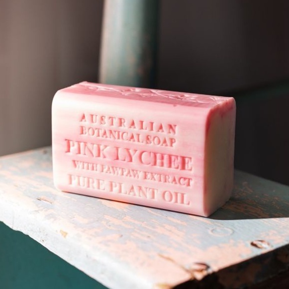 Australian Botanical SoapBar(200g)(pinky lychee with pawpaw extract