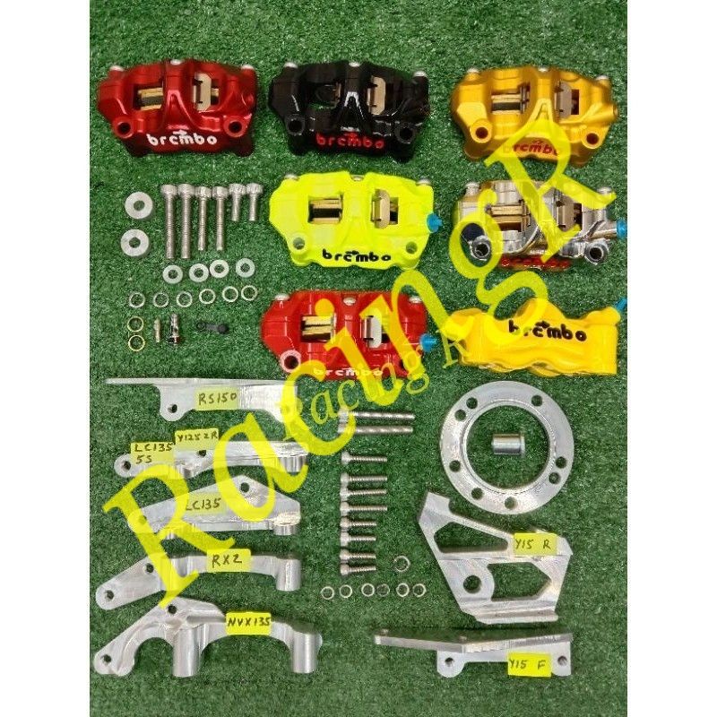 Buy BREMBO GP4 Front Caliper Set Pump 4 POT Y15 Y15zr LC LC135 Y125 Y125ZR LC135 5S RXZ NVX 135