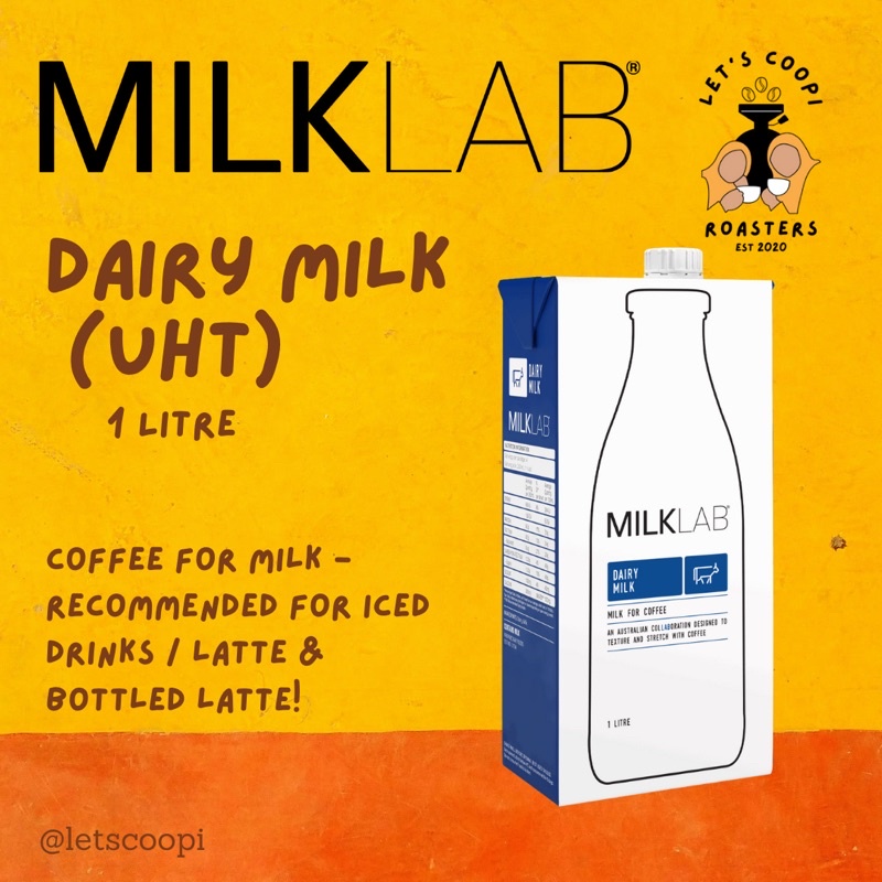 Milklab Dairy Milk 1L (Milk Suitable for Iced Coffee) Shopee Malaysia