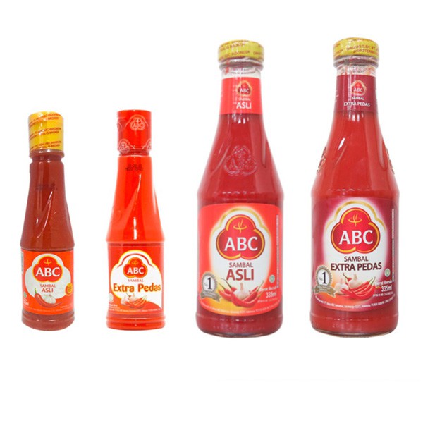 Indonesia Abc Chili Sauce 135ml 335ml General Spicy 印尼abc辣椒酱135ml 335ml 一般 重辣 传统印尼辣椒酱虾皮直送 Shopee Malaysia